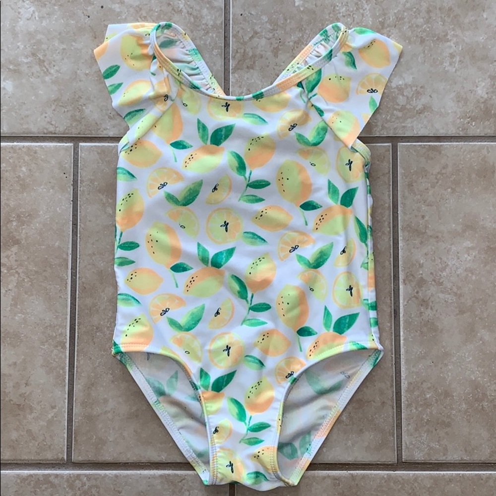 Cat & Jack Lemon Swimsuit